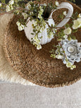 Round seagrass tray