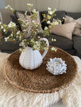 Round seagrass tray