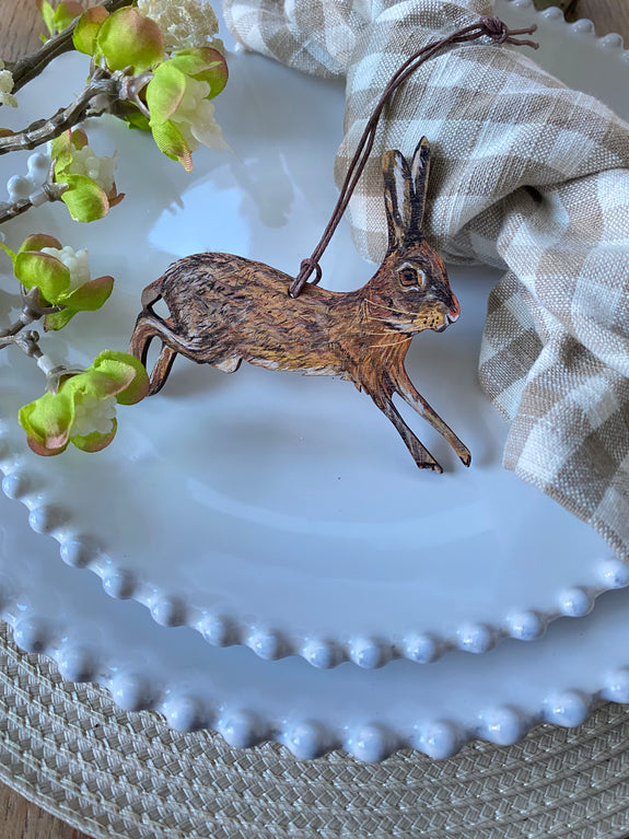 Leaping Brown Hare