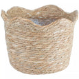 Scalloped edge basket
