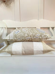 Olive Stripe cushion