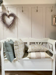 Olive Stripe cushion