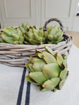 Faux Green Artichoke Head
