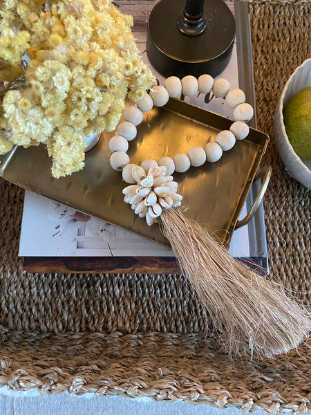 Wooden Beaded Tassel