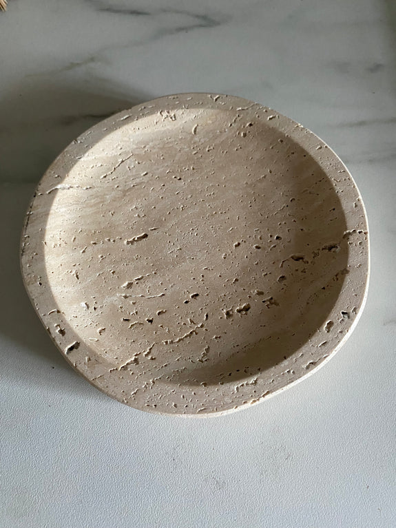 Travertine Dish