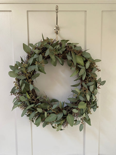 Faux Seeded Eucalyptus Wreath