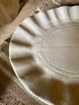 Frilly Oval Plate