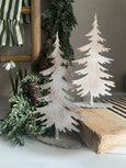 Metal Snowy Tree