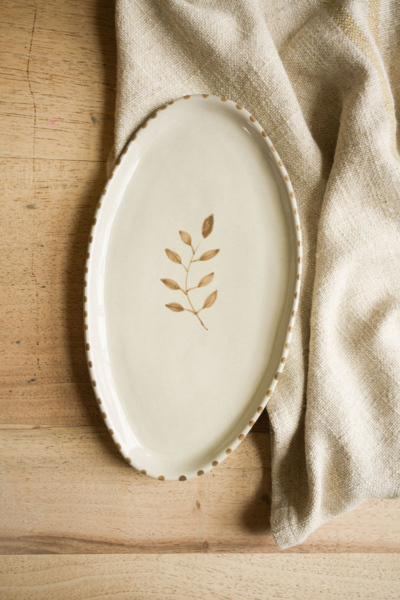 Handmade Oval Plate