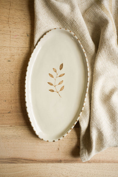Handmade Oval Plate