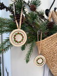 Hand embroidered hanging decoration