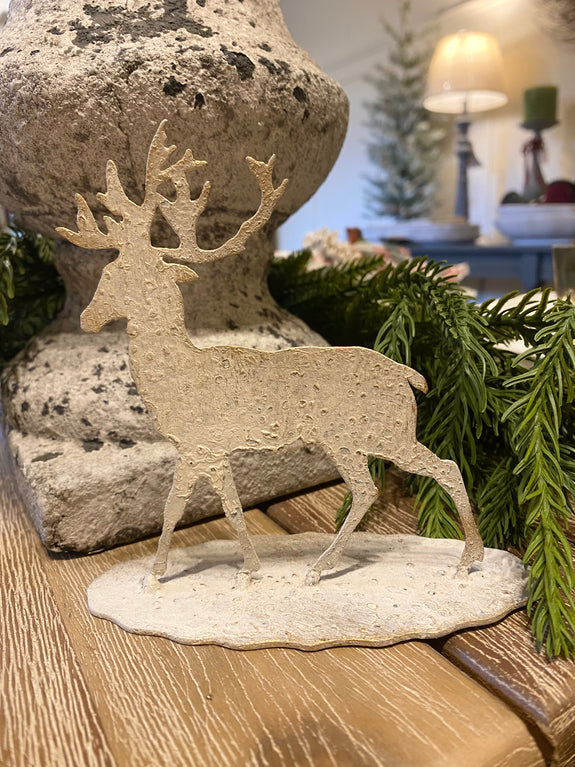 Small Metal Reindeer