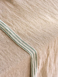 Stripe edge table runner