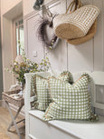 Gingham Check Cushion