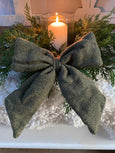 Herringbone Fabric Bow